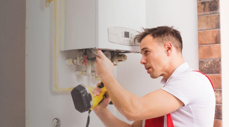 Local water heater installation in Turin, GA